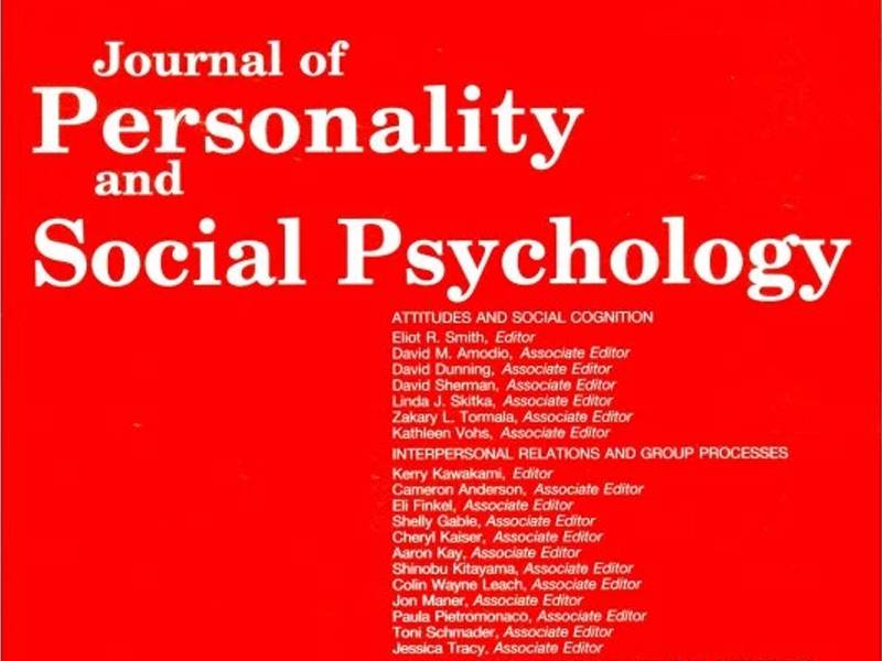 News -Journal of Personality and Social Psychology
